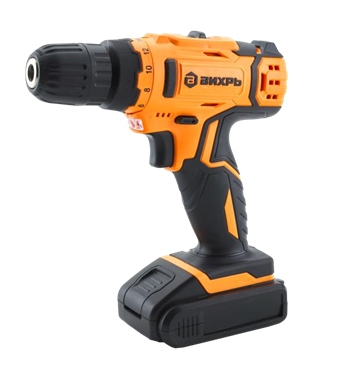 Дрель-шуруповерт аккумуляторная ДА-18Л-2КА Вихрь 72/14/25