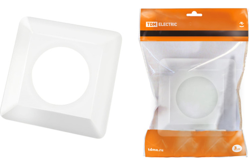Рамка для защиты обоев под выключатель и розетку 130х130 прозрачная TDM
