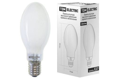 Лампа ДРВ-160  Е27 TDM