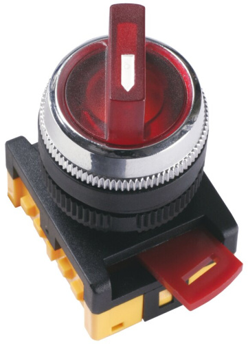 Переключатель АNС-22-2 2 полож.крас.неон/240В I-O 1з+1р ИЭК