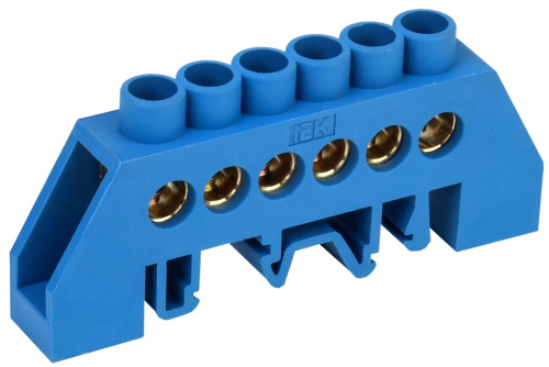 Шина N "ноль" в комб DIN-изол "Стойка" ШНИ-8х12-6-КС-С ИЭК