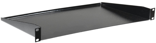 19" консольная полка глубиной 280мм, 1U, черная ITK