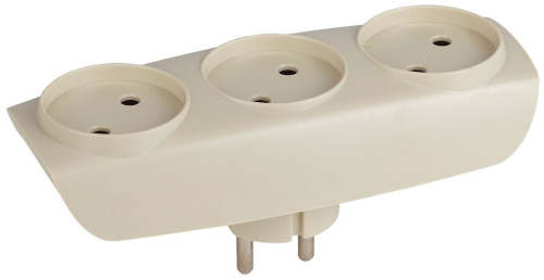 Тройник 3гн,без заземл.сл.кость ЭРА SP-3-I