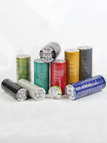 Изолента ПВХ 19ммх20м желтая ЭРА