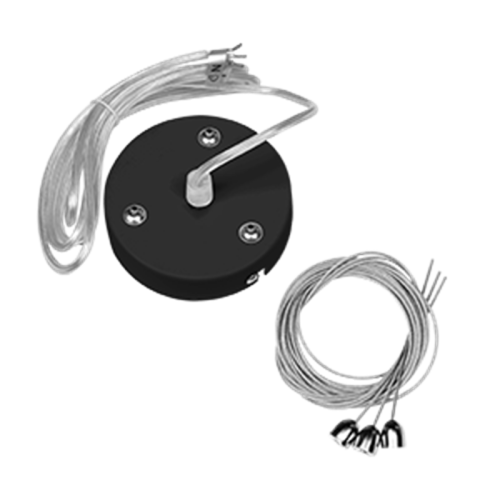 Комплект для подвеса светильника NIMBUS 25W и 35W черный, длина троса 1,5 м