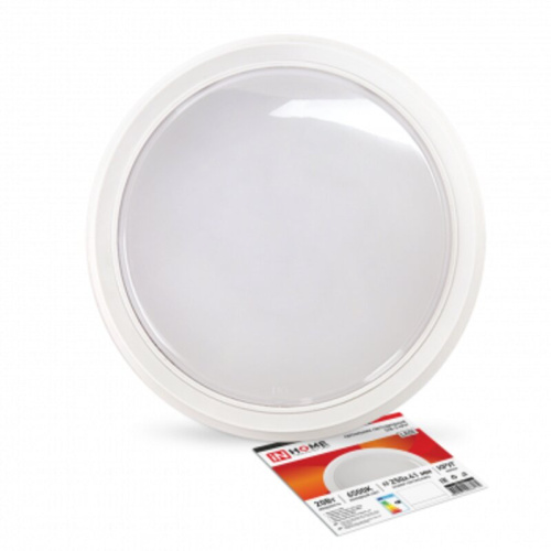 Светильник светодиодный СПБ-2-КРУГ 20Вт 230В 6500К 1400лм 250мм белый IN HOME