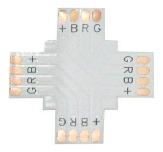 Соед плата Ecola X для зажим разъёма 4-х конт SMD5050