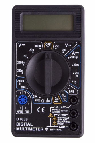 Мультиметр портативный М838 (DT838) PROconnect