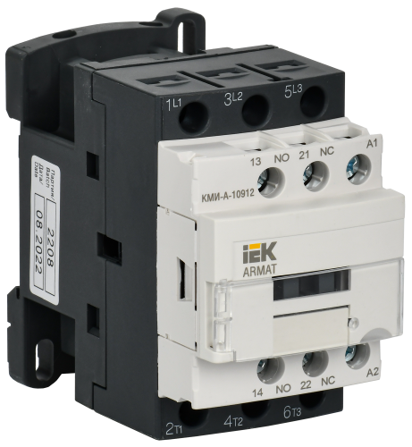 ARMAT Контактор КМИ-А-10912 LC1D 9А 400В/АС3 1НО/1НЗ IEK
