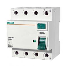 Выключатель дифференциального 1113189 тока (УЗО) 4п 25А 100мА тип AC 6кА З УЗО-03 SchE