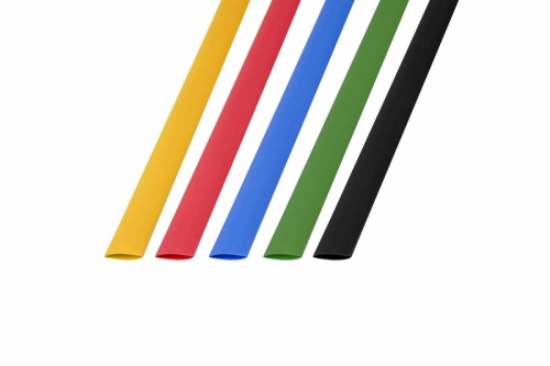 Набор термоусадочной трубки 8.0/4.0 пять цветов (уп.50 шт/упак по 1 м) REXANT