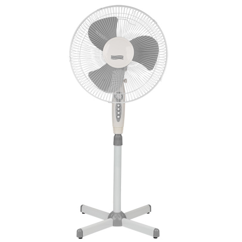 Вентилятор напольный с пультом и таймером DX-1608R 40 Вт, 220V, белый/черный DUX