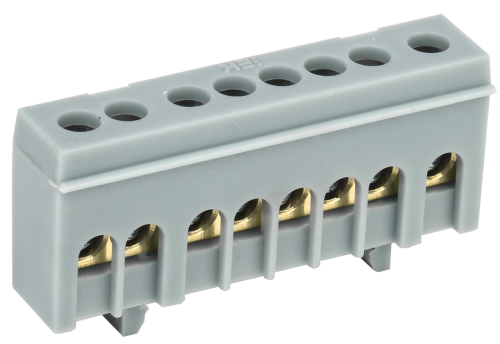 Шина L "фаза" в корп изол на DIN-рейку ШНИ-6х9-8-К-Ср IEK