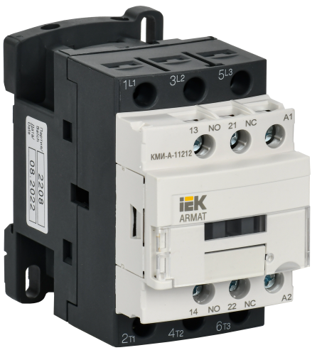 ARMAT Контактор КМИ-А-11212 LC1D 12А 400В/АС3 1НО/1НЗ IEK