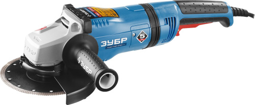 Машина ЗУБР "ПРОФЕССИОНАЛ" углошлифовальная (болгарка), плавный пуск, 180мм, 6000об/мин, 2100Вт