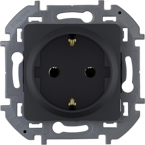 Розетка 2К+З - немецкий стандарт - 16 А - 250 В~ - INSPIRIA - АНТР