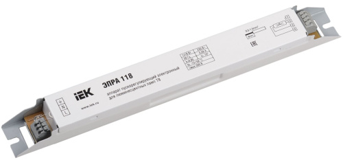 ЭПРА 118 для линейных ЛЛ Т8 IEK