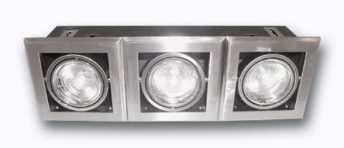 Светильник галогеновый DAR M39*3 12V 50w MR16 перл.хром