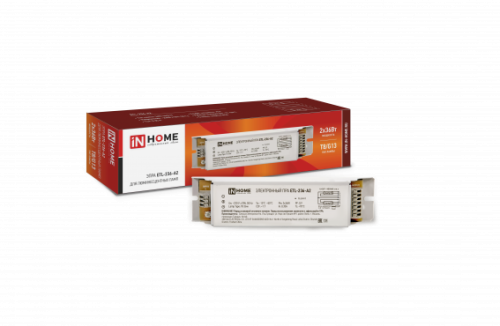 ЭПРА для люм ламп ETL-236-А2 2х36Вт Т8/G13 IN HOME
