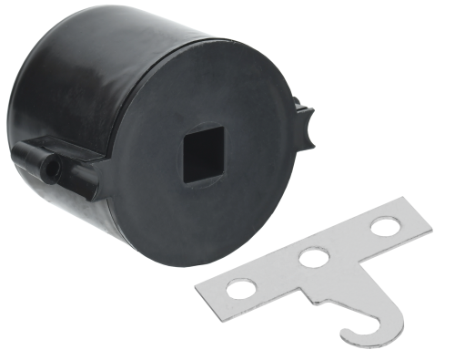 Коробка потолочная Л253М УЗ D=75х62мм для монолитного строительства (с крюком) IEK