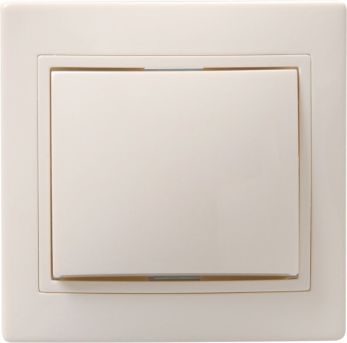 Выключатель 1кл 10А КВАРТА (кремовый) ВС10-1-0-ККм 