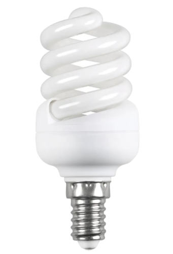 Лампа энергосберегающая спираль КЭЛ-FS Е14 9Вт 4000К Т2 ИЭК