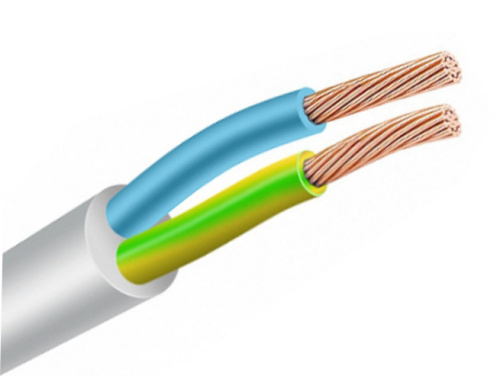 Провод ПВС 2х2,5 бел ГОСТ
