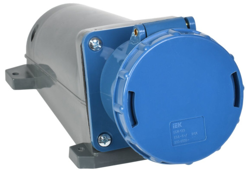 Розетка стационарная ССИ-133 2Р+РЕ 63А 200-250В IP54 IEK