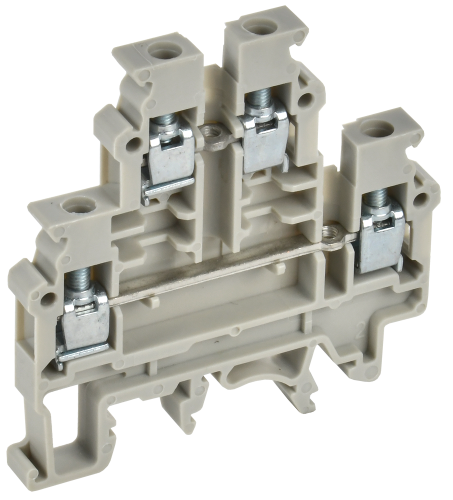 Колодка клеммная CTS-ML двухуровневая 4мм2 серая IEK