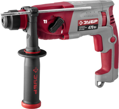 Перфоратор ЗУБР SDS-plus, реверс, 1,4 Дж, 0-1500 об/мин, 0-5000 уд/мин, 470Вт