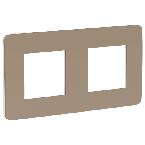 Рамка 2-поста, песочный/бел