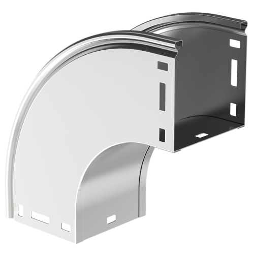 ESCA Поворот плавный 90град тип В20 100х100мм IEK