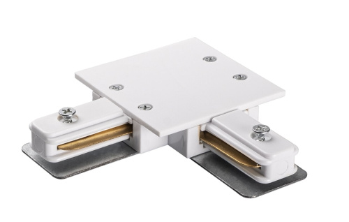 Коннектор PTR/R CL-WH белый L-обр. (встраиваемый) Jazzway