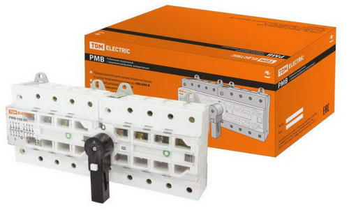 Рубильник модульный РМВ-100 4П 100А TDM