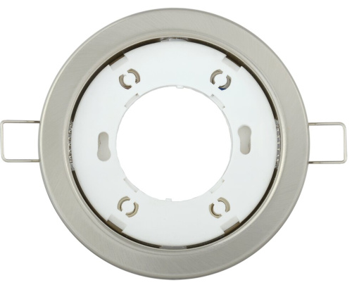 Светильник встраиваемый под лампу GX53 хром матовый IEK