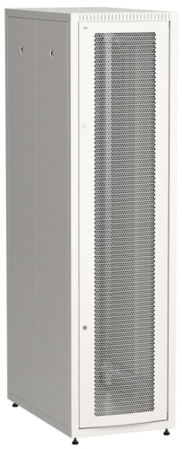 Шкаф LINEA E 42U 600х1000мм двери 2шт перф. и метал. сер ITK