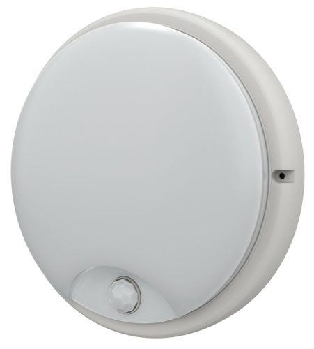 Светильник светодиодный ДПО 4100Д 12Вт IP54 4000K круг бел. ИК ДД IEK