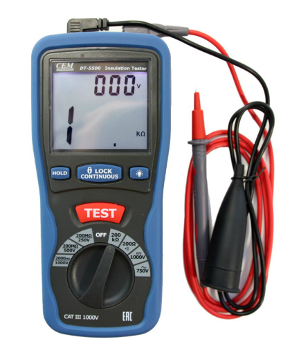СЕМ DT-5500 Цифровой тестер изоляции 480472