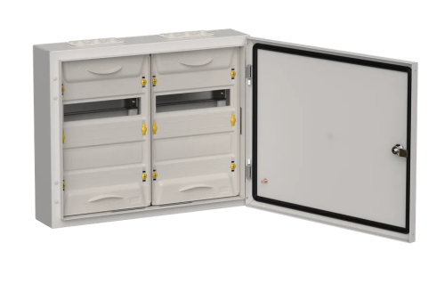TITAN 5 Корпус мет. ЩРн-48 (2х24) 460х570х140 IP54 сер IEK