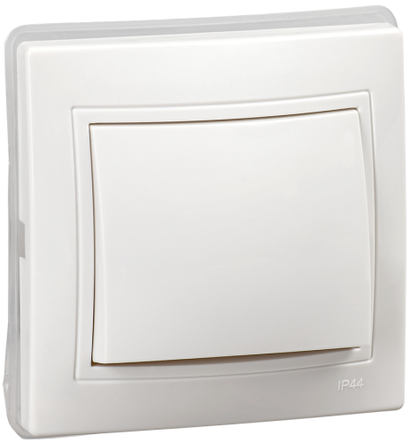 Выключатель 1кл ВС10-1-0-КБ-44 10А IP44 бел. КВАРТА IEK