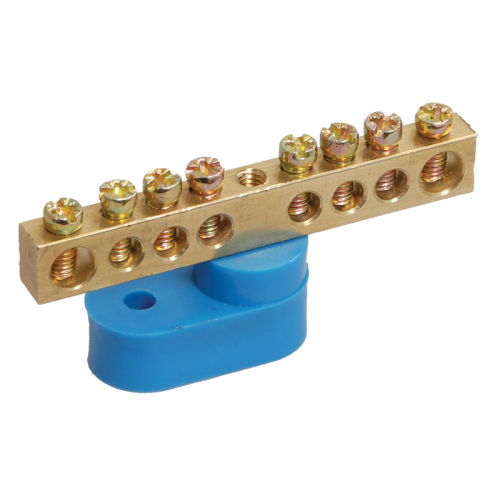 Шина N "ноль" на одном угловом изол ШНИ-6х9-12-У1-С IEK