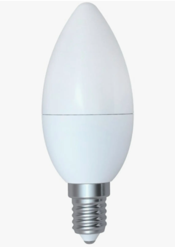 Лампа светодиодная СДЛ-С-5-220-827-280-Е14-П 2700К 220В 450лм свеча