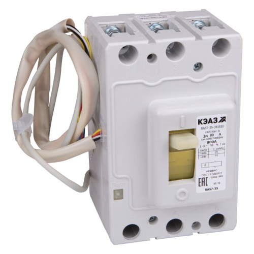 Автомат ВА57-35-341810-31,5А-630-690AC-НР230AC/220DC-УХЛ3-КЭАЗ